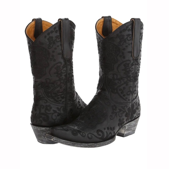 Old Gringo Klak Boots Brand New Black Sugarskull - Picture 2 of 10
